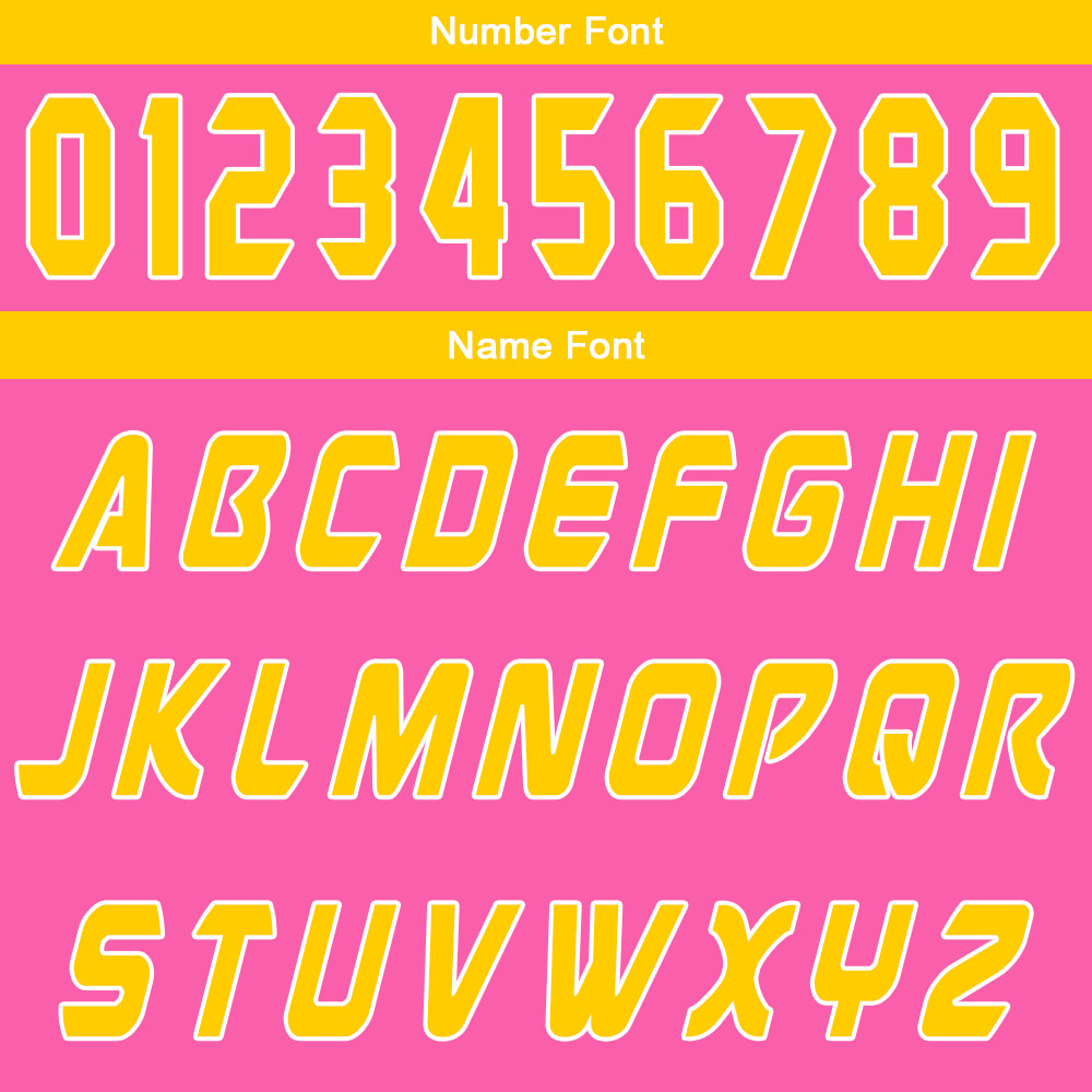 Benutzerdefinierter Rosa Gelb Basketball Jersey Uniform Anzug gedruckt Ihr Logo Name Nummer