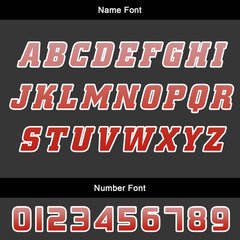 Benutzerdefinierter Rot  Basketball Jersey Uniform Anzug gedruckt Ihr Logo Name Nummer
