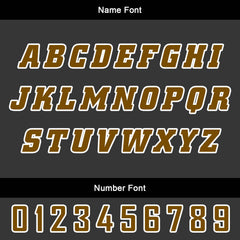 Benutzerdefinierter Braun Basketball Jersey Uniform Anzug gedruckt Ihr Logo Name Nummer