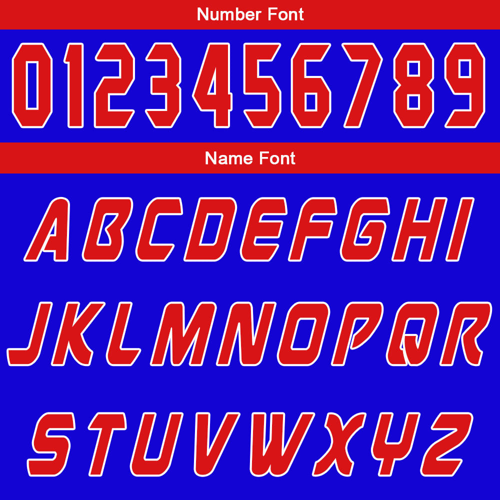Benutzerdefinierter Blau Rot Basketball Jersey Uniform Anzug gedruckt Ihr Logo Name Nummer