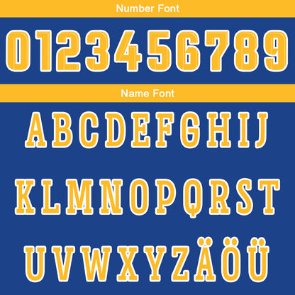 Benutzerdefinierte Blau Gelb Reversible Basketball Jersey Personalisierte Drucken Name Nummer Logo