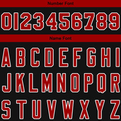 Benutzerdefiniert Schwarz Tief Rot Tarnung Sport Jersey Satz Trainingsanzug Zur Seite fahren Kapuzenpullover Oberteile und Hose Satz Königlich