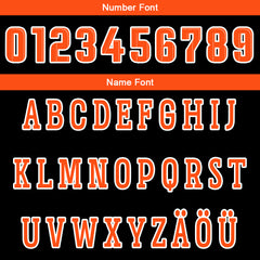 Benutzerdefinierte Schwarz Orange Reversible Basketball Jersey Personalisierte Drucken Name Nummer Logo