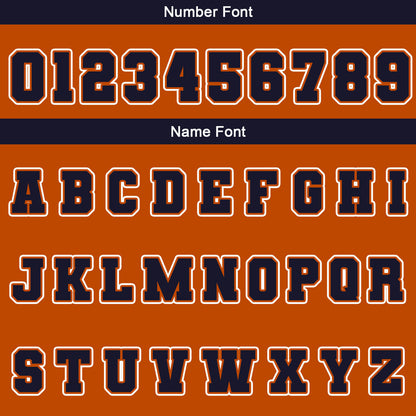 Benutzerdefiniert Orange Weiß Marine Wasserdichte Varsity Jacken Personalisiert genäht Name Nummer Logo zu Letterman Jacken