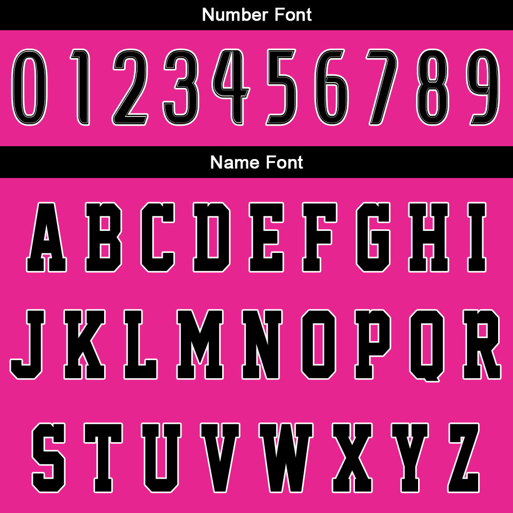 Benutzerdefinierter Rosa Schwarz Basketball Jersey Uniform Anzug gedruckt Ihr Logo Name Nummer