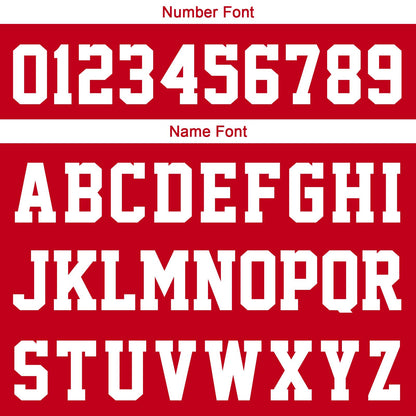 Benutzerdefinierte Rot Kurzarm-Kapuzenpullover für Männer Frauen Hemden mit Kapuzen gedruckt Name Logo