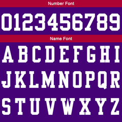 Benutzerdefinierte Lila Rot Fußball Gradient Polo-Shirts Fügen Sie Ihr Einzigartiges hinzu Logo/Name/Nummer