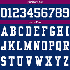 Benutzerdefinierte Marine Lila Fußball Gradient Polo-Shirts Fügen Sie Ihr Einzigartiges hinzu Logo/Name/Nummer