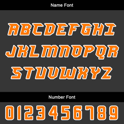 Benutzerdefinierter Orange Basketball Jersey Uniform Anzug gedruckt Ihr Logo Name Nummer