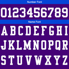 Benutzerdefinierte Lila Blau Fußball Gradient Polo-Shirts Fügen Sie Ihr Einzigartiges hinzu Logo/Name/Nummer