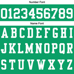 Benutzerdefinierte Grün Weiß Fußball Polo-Shirts Fügen Sie Ihr Einzigartiges hinzu Logo/Name/Nummer