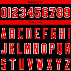 Benutzerdefiniert Schwarz Rot Tarnung Sport Jersey Satz Trainingsanzug Zur Seite fahren Kapuzenpullover Oberteile und Hose Satz Königlich