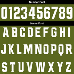 Benutzerdefinierte Armee Grün Schwarz Fußball Gradient Polo-Shirts Fügen Sie Ihr Einzigartiges hinzu Logo/Name/Nummer