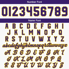 Maßgeschneiderte Lila Weiß Gelb Letterman Varsity Jacket Individuelle Stickerei Druck nach Ihrem Wunsch