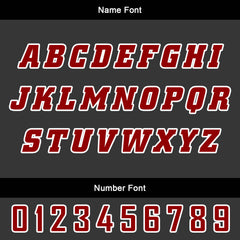Benutzerdefinierter Rot Basketball Jersey Uniform Anzug gedruckt Ihr Logo Name Nummer