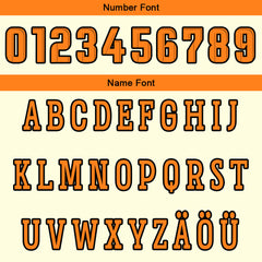 Benutzerdefinierte Creme Orange Reversible Basketball Jersey Personalisierte Drucken Name Nummer Logo