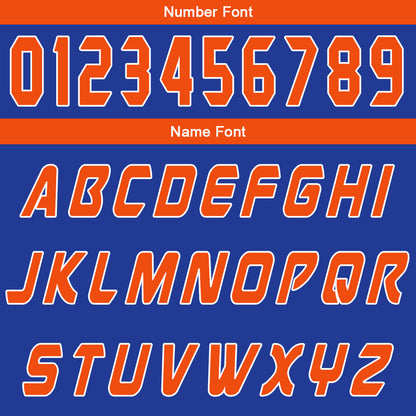 Benutzerdefinierter Blau Orange Basketball Jersey Uniform Anzug gedruckt Ihr Logo Name Nummer