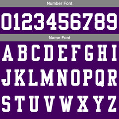 Benutzerdefinierte Lila Grau Fußball Gradient Polo-Shirts Fügen Sie Ihr Einzigartiges hinzu Logo/Name/Nummer