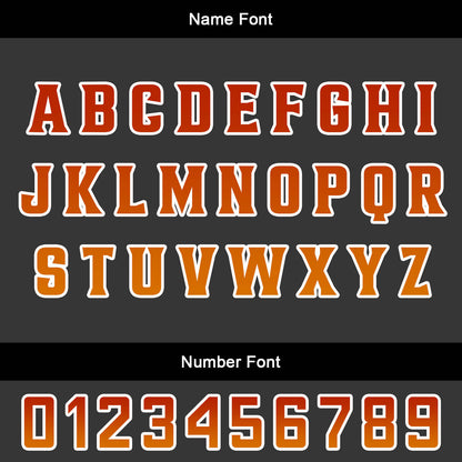 Benutzerdefinierter Orange Rot Basketball Jersey Uniform Anzug gedruckt Ihr Logo Name Nummer