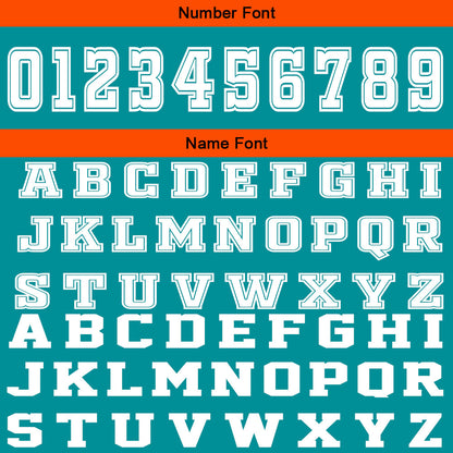 Benutzerdefinierter Cyan Orange Basketball Jersey Uniform Anzug gedruckt Ihr Logo Name Nummer