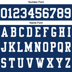 Benutzerdefinierte Marine Weiß Fußball Polo-Shirts Fügen Sie Ihr Einzigartiges hinzu Logo/Name/Nummer