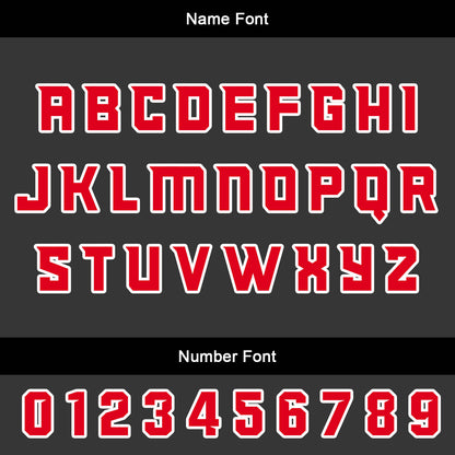 Benutzerdefinierter Rot Basketball Jersey Uniform Anzug gedruckt Ihr Logo Name Nummer