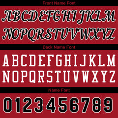 Individuelle Burgund Schwarz Basketball Jersey Shorts für Männer und Frauen Gestickter und gedruckter Name, Nummer und Logo