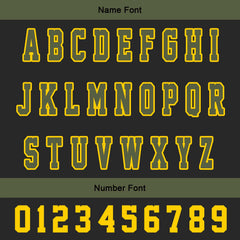 Maßgeschneiderte Olivengrün Schwarz Letterman Varsity Jacket Individuelle Stickerei Druck nach Ihrem Wunsch