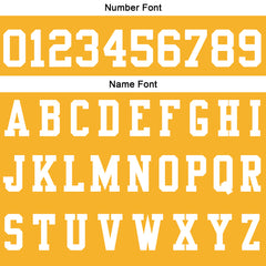 Benutzerdefinierte Gelb Weiß Fußball Polo-Shirts Fügen Sie Ihr Einzigartiges hinzu Logo/Name/Nummer