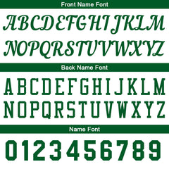 Individuelle Weiß-Grün Basketball Jersey Shorts für Männer und Frauen Gestickter und gedruckter Name, Nummer und Logo