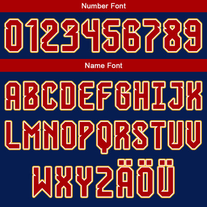 Benutzerdefinierter Blau Rot Gold Weiß Basketball Jersey Uniform Anzug gedruckt Ihr Logo Name Nummer
