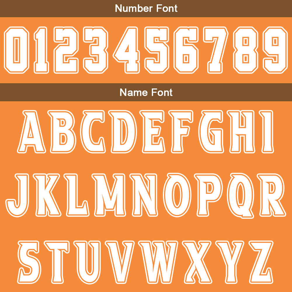 Benutzerdefinierter Orange Braun Basketball Jersey Uniform Anzug gedruckt Ihr Logo Name Nummer