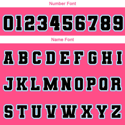 Benutzerdefiniert Rosa Weiß Schwarz Wasserdichte Varsity Jacken Personalisiert genäht Name Nummer Logo zu Letterman Jacken