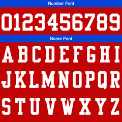 Benutzerdefinierte Rot Blau Fußball Gradient Polo-Shirts Fügen Sie Ihr Einzigartiges hinzu Logo/Name/Nummer