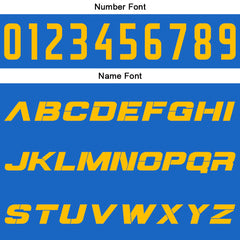 Benutzerdefinierte Blau Gelb Reversible Basketball Jersey Personalisierte Print Name Nummer Logo