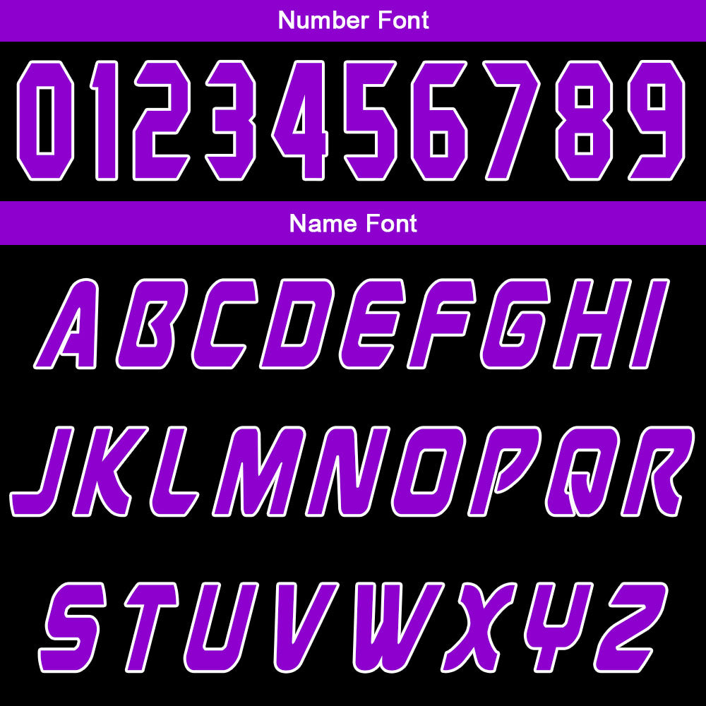 Benutzerdefinierter Schwarz Lila Basketball Jersey Uniform Anzug gedruckt Ihr Logo Name Nummer