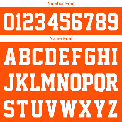 Benutzerdefinierte Orange Kurzarm-Kapuzenpullover für Männer Frauen Hemden mit Kapuzen gedruckt Name Logo