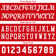 Individuelle Rot Weiß Basketball Jersey Shorts für Männer und Frauen Gestickter und gedruckter Name, Nummer und Logo