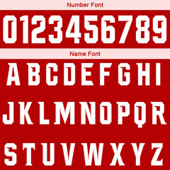 Benutzerdefinierte Rot Lichtrosa Fußball Gradient Polo-Shirts Fügen Sie Ihr Einzigartiges hinzu Logo/Name/Nummer