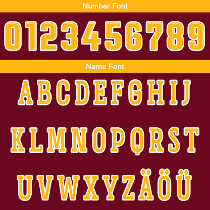 Benutzerdefinierte Rot Gelb Reversible Basketball Jersey Personalisierte Drucken Name Nummer Logo