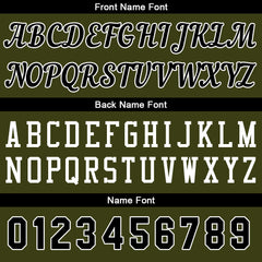 Individuelle Armeegrün-Schwarz Basketball Jersey Shorts für Männer und Frauen Gestickter und gedruckter Name, Nummer und Logo