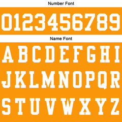 Benutzerdefinierte Orange Weiß Fußball Gradient Polo-Shirts Fügen Sie Ihr Einzigartiges hinzu Logo/Name/Nummer