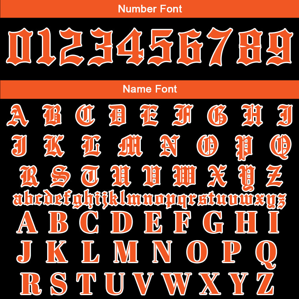 Maßgeschneiderte Orange Letterman Varsity Jacket Individuelle Stickerei Druck nach Ihrem Wunsch
