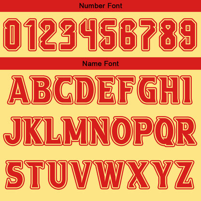 Benutzerdefinierte Rot Gelb Reversible Basketball Jersey Personalisierte Drucken Name Nummer Logo