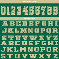 Benutzerdefinierter Grün Gelb Basketball Jersey Uniform Anzug gedruckt Ihr Logo Name Nummer