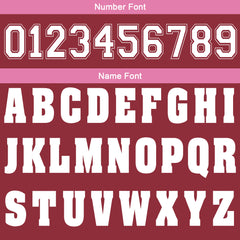 Benutzerdefinierte Burgund Rosa Fußball Gradient Polo-Shirts Fügen Sie Ihr Einzigartiges hinzu Logo/Name/Nummer