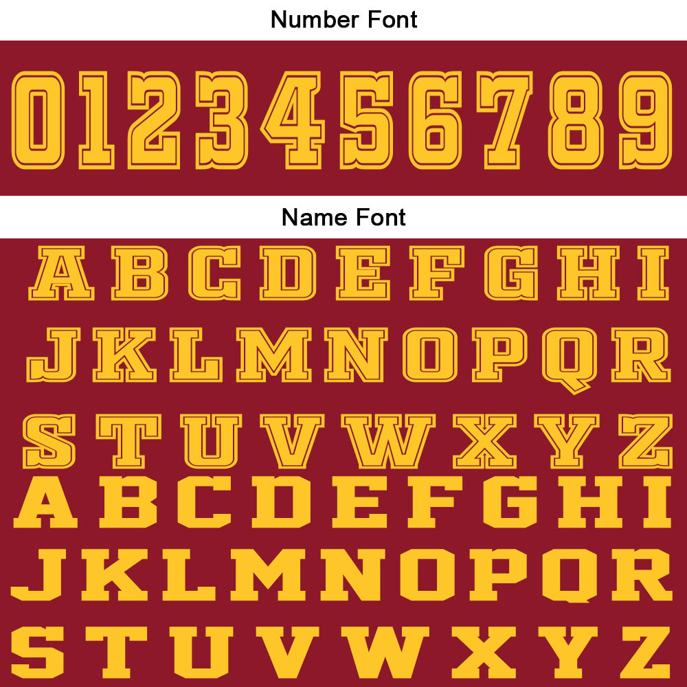 Benutzerdefinierter Rot Gelb Basketball Jersey Uniform Anzug gedruckt Ihr Logo Name Nummer