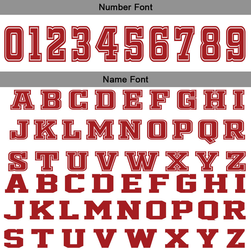 Benutzerdefinierter Weiß Rot Basketball Jersey Uniform Anzug gedruckt Ihr Logo Name Nummer