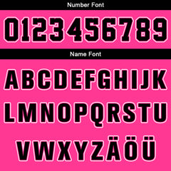 Benutzerdefinierter Rosa Schwarz Weiß Basketball Jersey Uniform Anzug gedruckt Ihr Logo Name Nummer