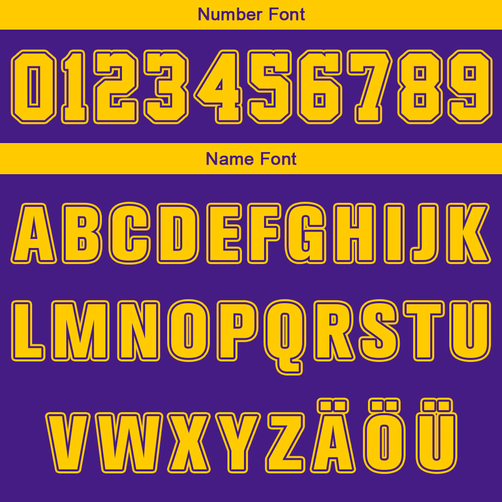 Benutzerdefinierter Lila Gelb Weiß Basketball Jersey Uniform Anzug gedruckt Ihr Logo Name Nummer